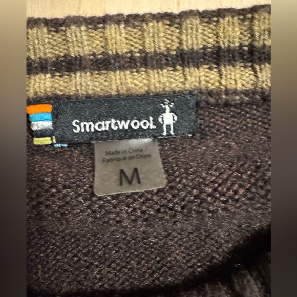 SmartWool Ripple Ridge Crew Sweater Size Medium - Picture 3 of 6